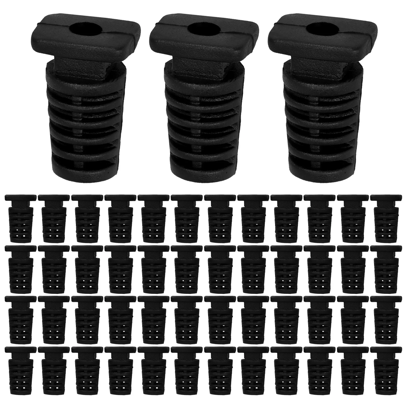 

100Pcs Strain Relief Cord Connector Cable Protector ABS Material Wire Grip Electrical Wire Fittings Cable Glands Spiral
