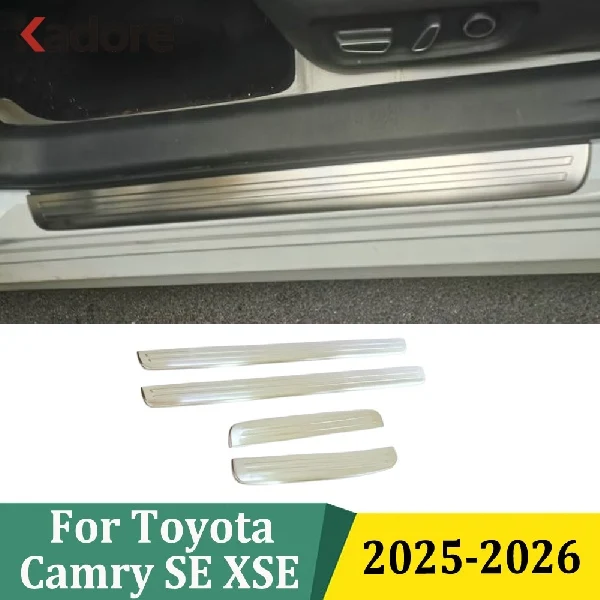 

For Toyota Camry SE XSE 2025 2026 US Model Side Door Sill Door Scuff Guard Protector Car Sticker Accessories