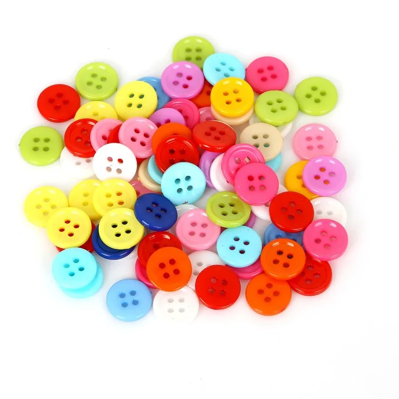 20-200Pcs Mixed Size Round Resin Sewing Buttons For Craft Round Sewing Buttons Scrapbook DIY Home Decoration Accessories