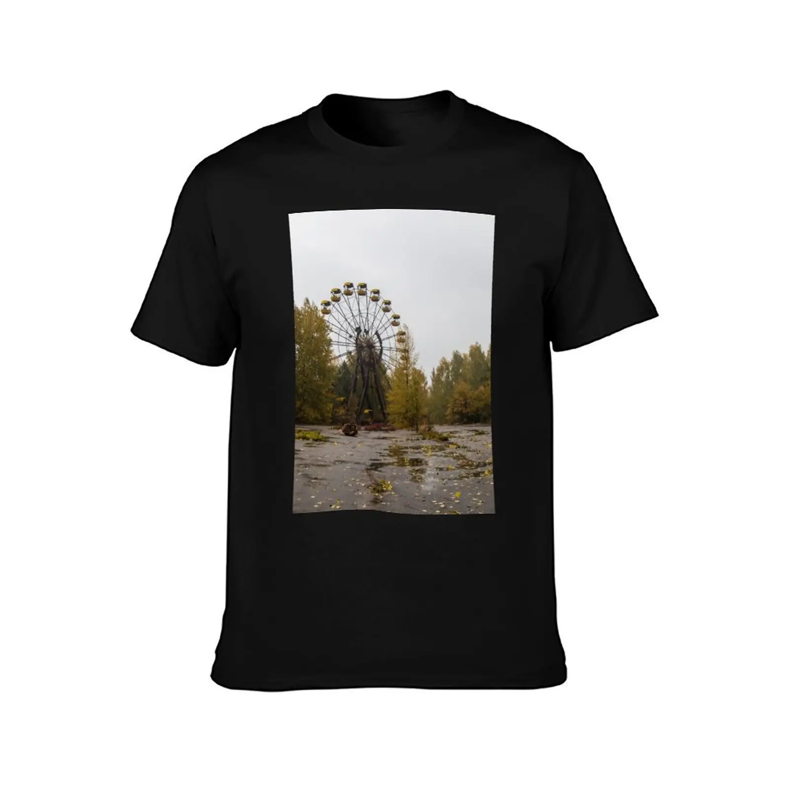 Pripyat Chernobyl Ferris Wheel T-Shirt Plus Size All Match Tee Shirt T-Shirt