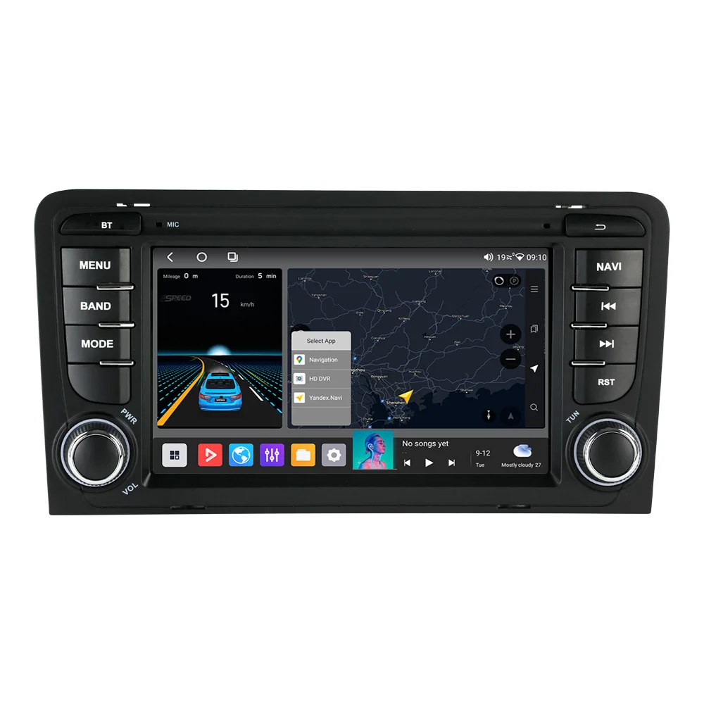 MEKEDE EU Stock French Warehouse أحدث نظام ملاحة السيارة بنظام Android لـ A3 مع Car Play Android AUTO