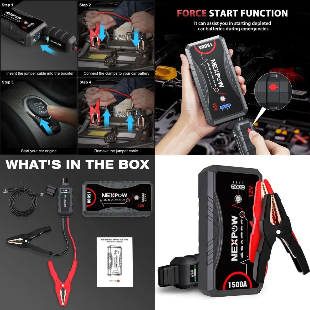 1500A Car Jump Star…