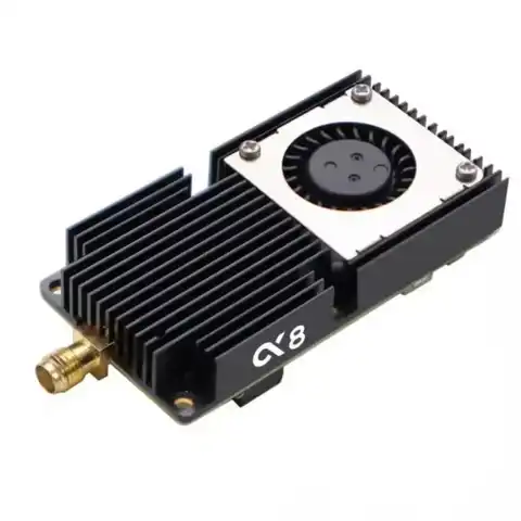Hot AKK Alpha 8 8W VTX-5.8GHz 80CH 8W 5W 3W 1W Power Switchable FPV Video Transmitter for Racing Dr-ones