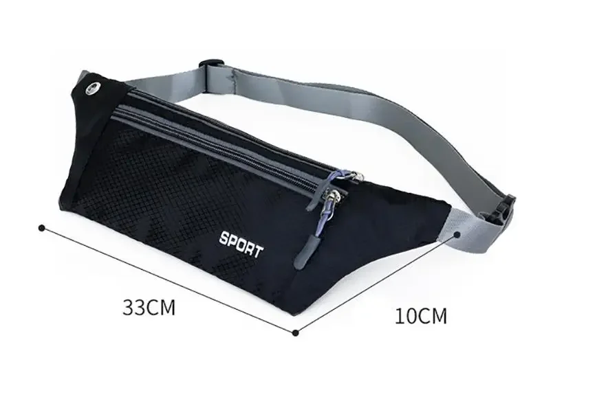 Men Women Sport Waist Pack Fanny Pack Crossbody Wallet Belt Travel Phone Bag New Fashion  Pouch Money Fanny Bum Bag