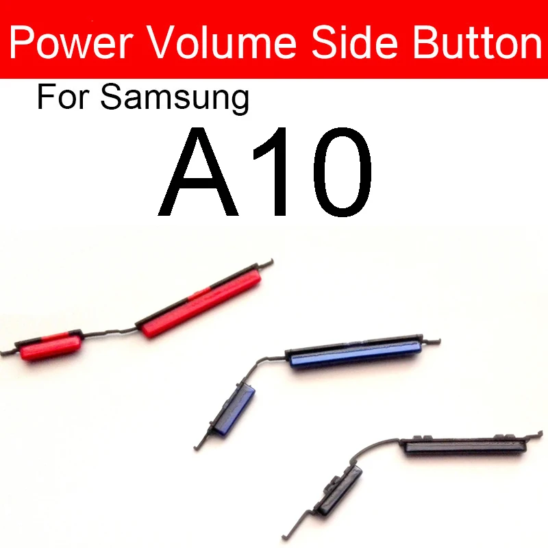 Side Power On Off Button Volume Key Switch Button For Samsung Galaxy A10 A105F A20 A205F A30 A305F A40 A405 A50 A505 A70 Parts