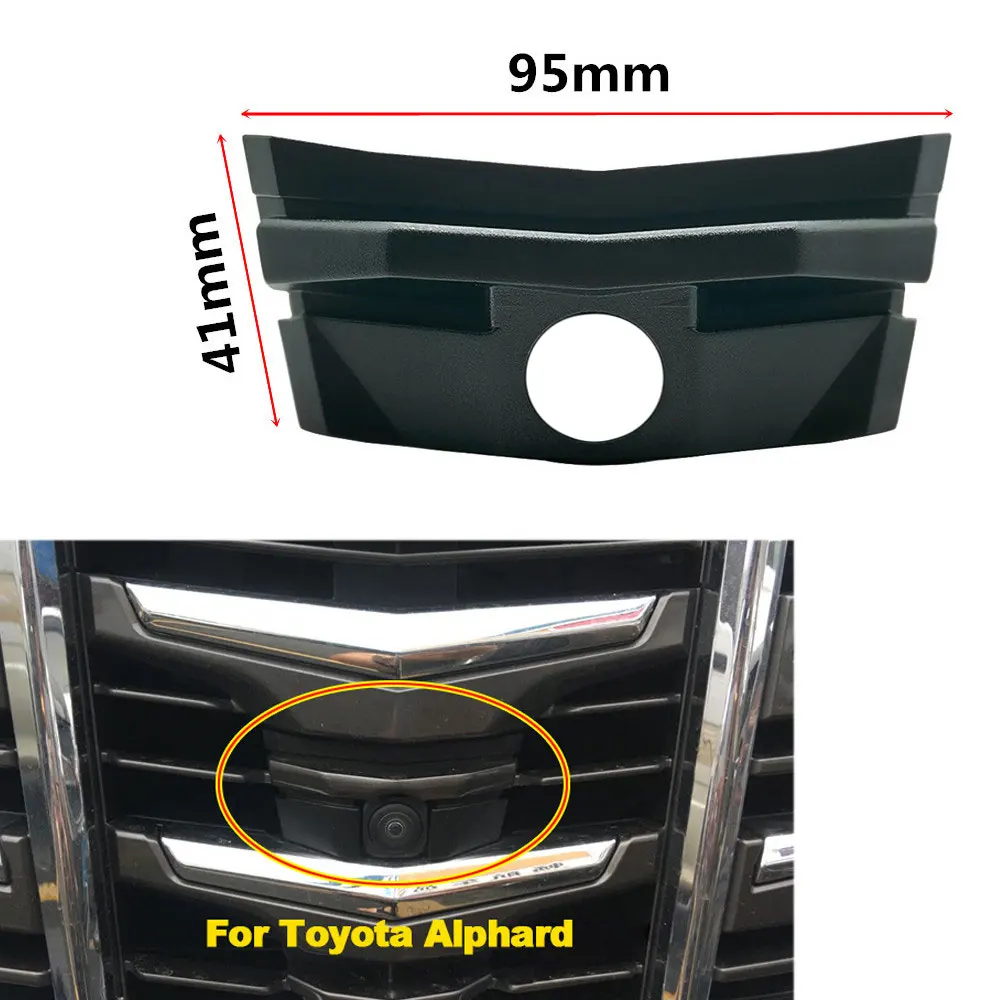 YIFOUM Car Front View Positive Logo Camera Bracket Shell Frame Housing For Toyota Alphard Vellfire 2018 2019 2020