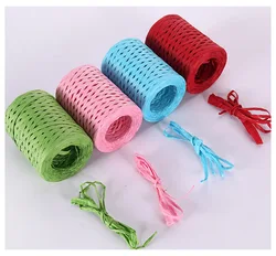 Hand-knitted Lafite Raffia Yarn, Eco-Friendly Paper Thread, Rope Packing Belt Rope, Crocheting Gift Wrap Bag Hat