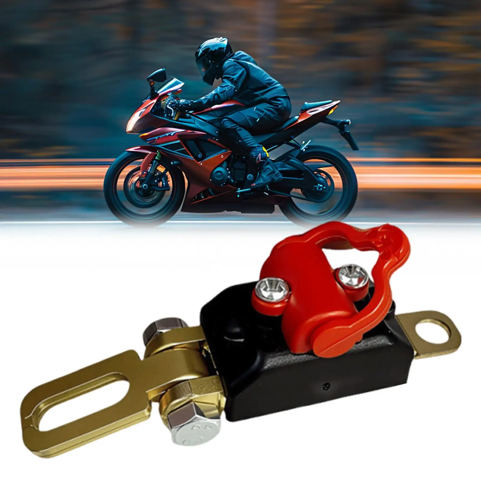 12V Motorcycle Battery Disconnect Cutoff Tool Anti Leakage High Conductivity Battery Interrupter Breaker For ATV Car Boat Truck