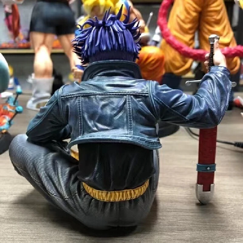 Anime 14.5cm Dragon Ball Super Saiyan Sitting Position Torankusu Action Figure Statue  Pvc Model Ornaments Figurine Children Toy