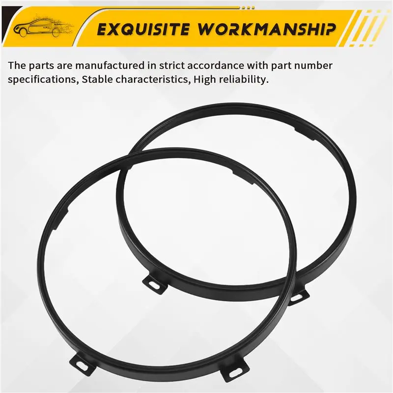 A64P-2Pcs لسيارة جيب رانجلر Jk Tj 07-17 7 بوصة Led المصباح حلقة مستديرة تصاعد قوس لحاملي مصباح تصاعد المصباح #5