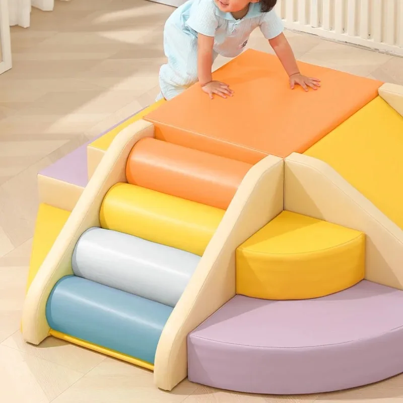 

Early education software training soft bag climbing ladder indoor household slide