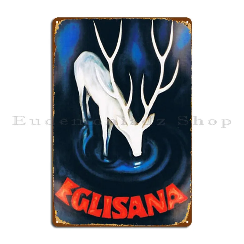 Retro Eglisana Vintage Reclame Metal Plaque Poster Customized Bar Cave Party Wall Mural Retro Tin Sign Poster