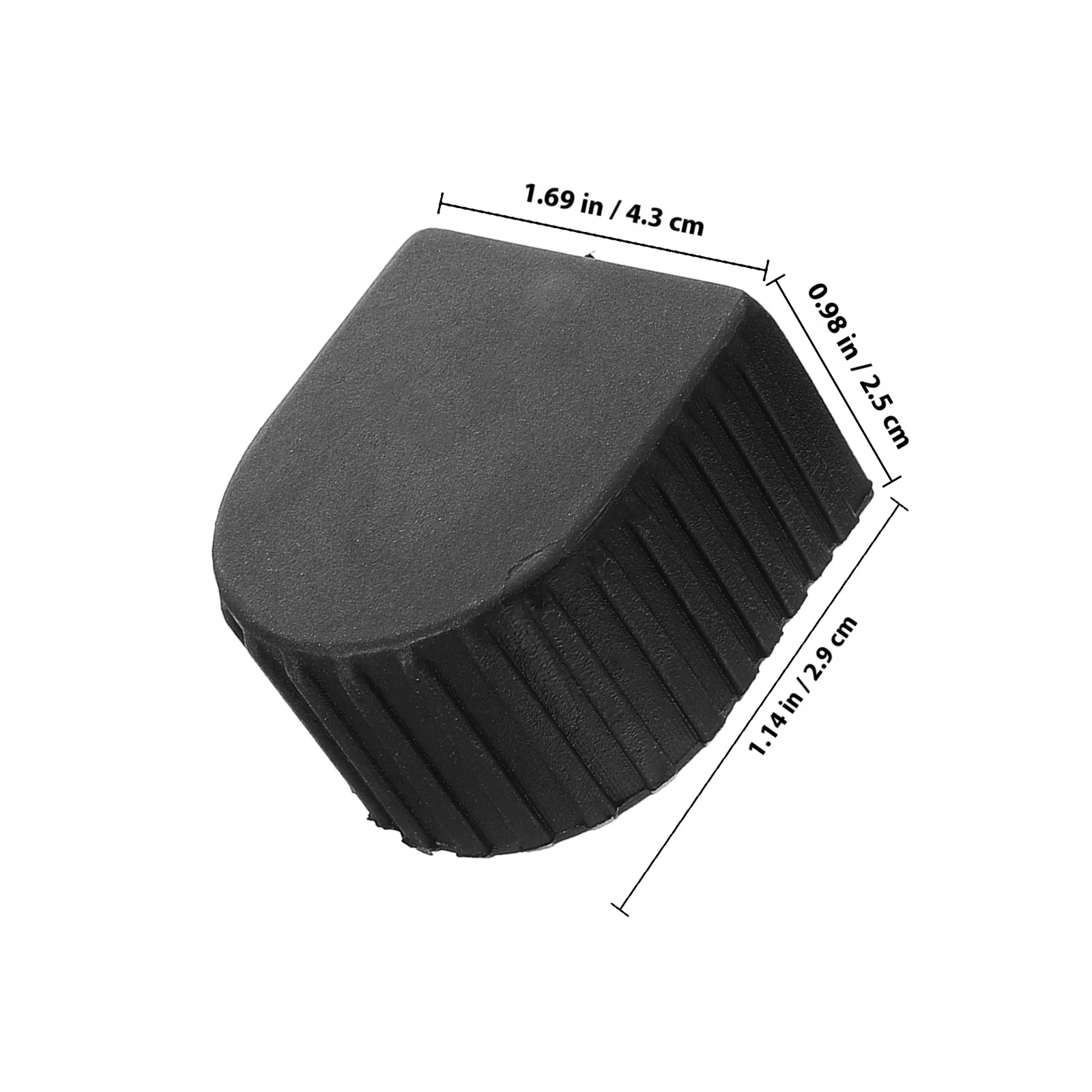 2pcs Aluminum Alloy Ladder Caps Thickened Plastic End Stabilizers For Telescopic Extension Ladders Home Garden Ladder