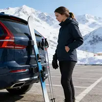 Magnetic Ski Holder For Car Magnetic Snowboarding Carrier Snowboard Holder For Car For Suv Automotive Vehicle Winter Sports 2
