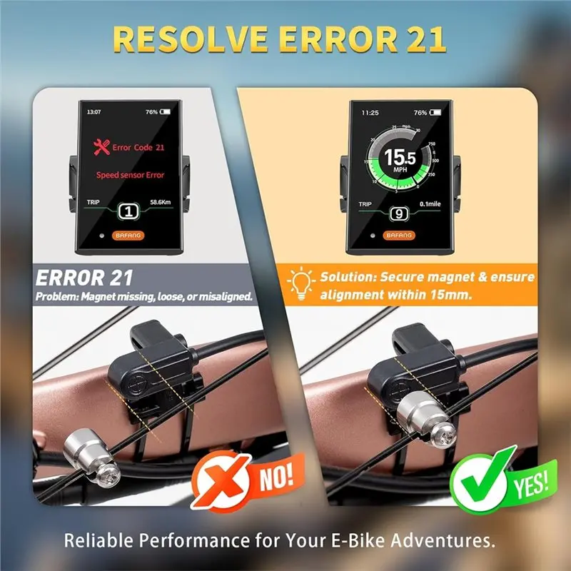 Speed Sensor For Bafang CAN-BUS Ebikes - Compatible With BBS01, BBS02, BBS-HD & M Series, 5 Pin Connector Limited Time Offer
