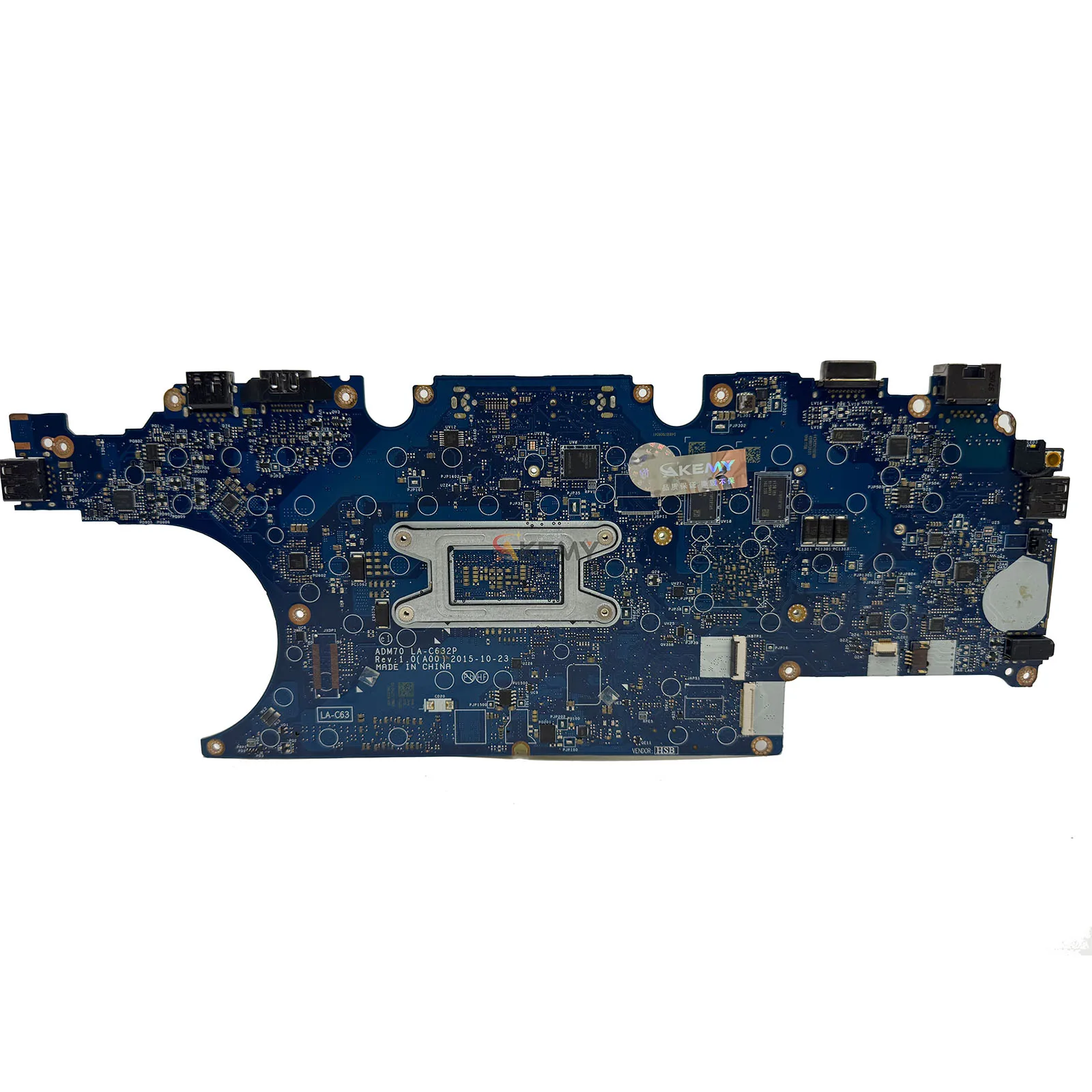 For Dell Latitude E5470 Notebook Mainboard ADM70 LA-C632P CN-0XJJ0G CN-0DN9PC 216-0864018 Tested OK