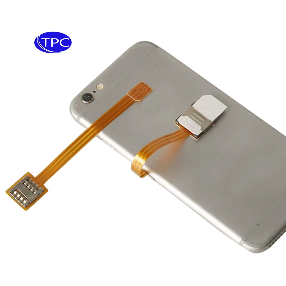 TPC For SIM Card Extension Cable 2FF SIM Standard Reverse Extension Cord Mobile Phone Signal Extension Cord