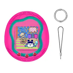 Tomagotchi-子供用漫画ケース、電子ペット、tomagotchi、スクリーンフィルム、仮想ペットマシン用シリコンカバー