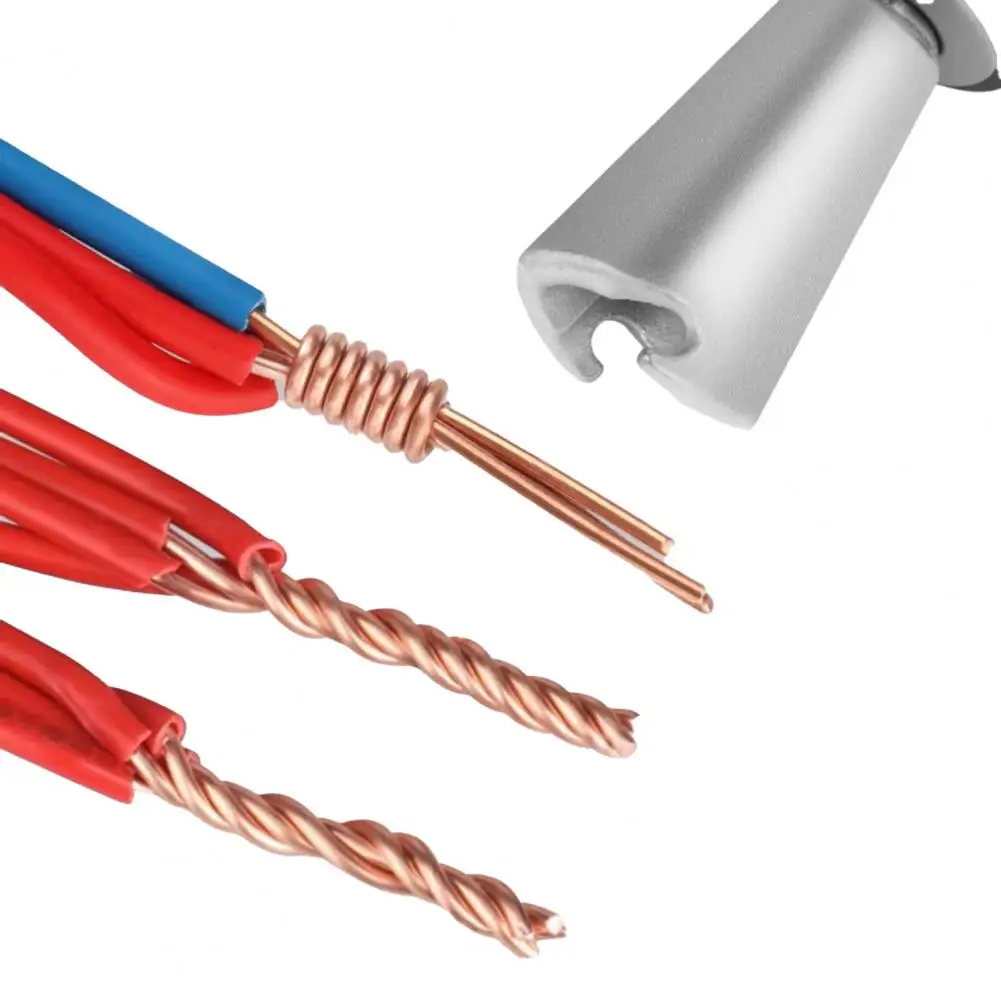 Wire Twisting Tool 1/4 Inch Hex Shank Multi-Functional Wire Stripping Twisting Tool Electrical Wire Nut Twister