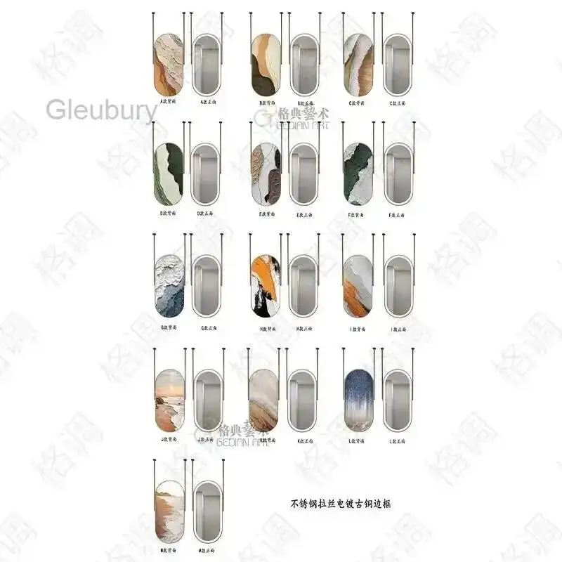 

Настенное зеркало для декора интерьера, меняющее цвет, для ванной комнаты, маленькое зеркало для гостиной, украшения для дома, светильник