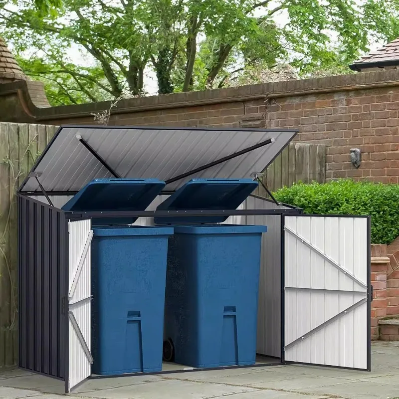 HW-20 Outdoor Trash Can Room Rain and Sun Protection Ancient Town Park Scenic Spot Trash Can Storage