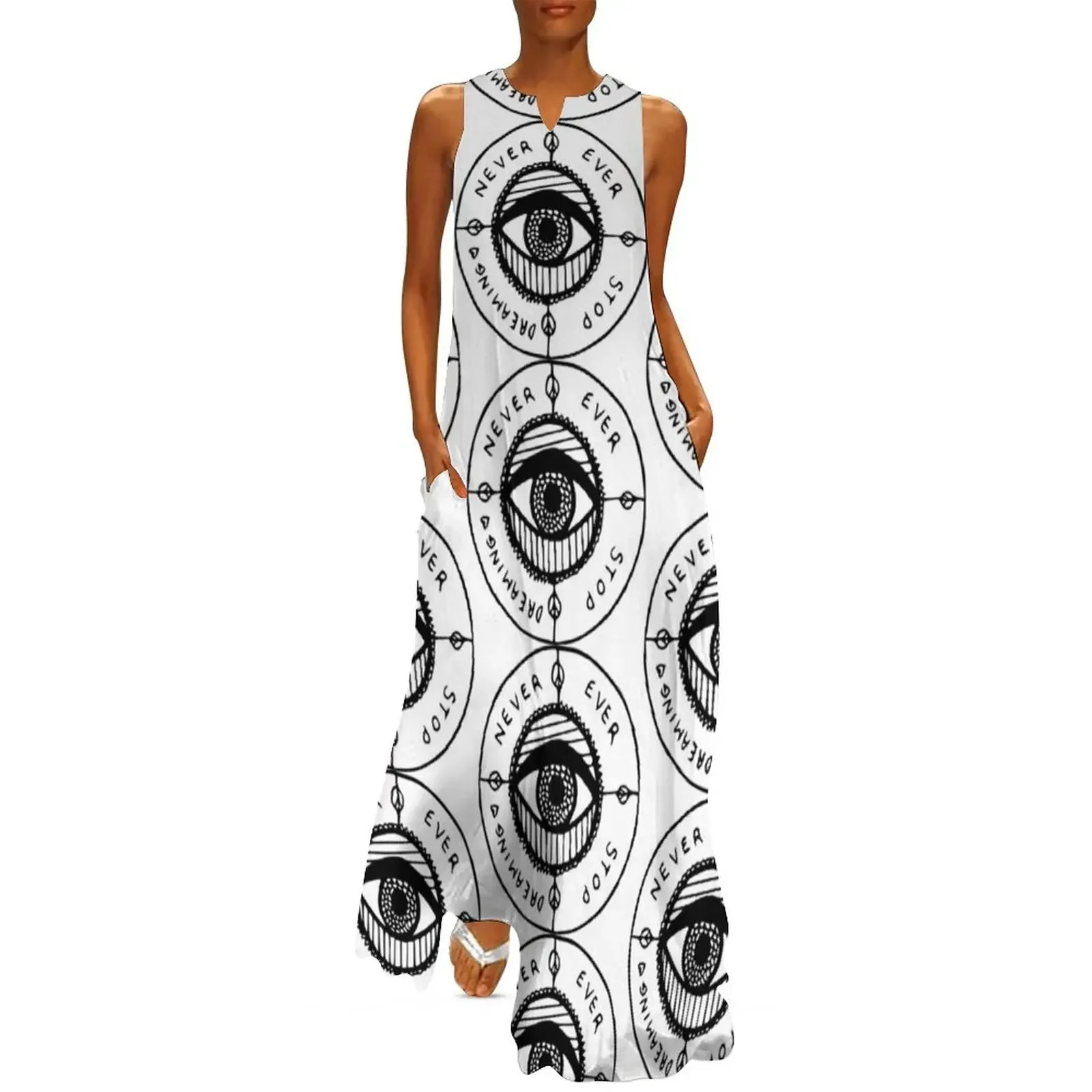 

Never Ever Stop Long Dress Long veiled dresses women's fashion dresses summer dresses womens 2025 Dress