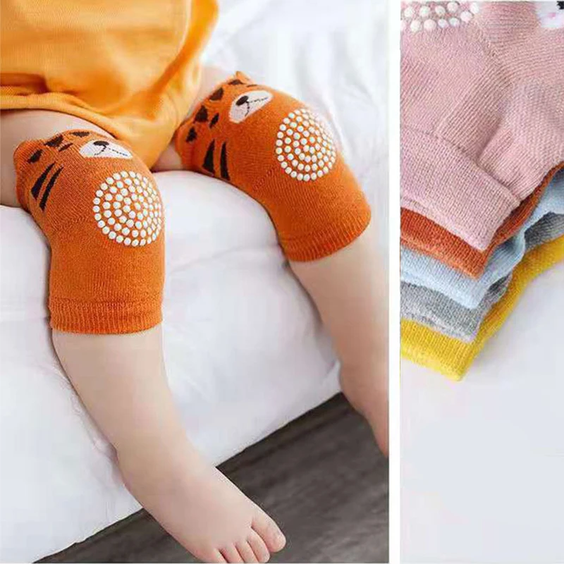 Sicherheit Baby Knieschoner Säugling Kinder Krabbeln Ellenbogen Kissen Baumwolle Beinwärmer Atmungsaktive Knieschützer Spaziergang Unterstützung Schutz 0-3Y