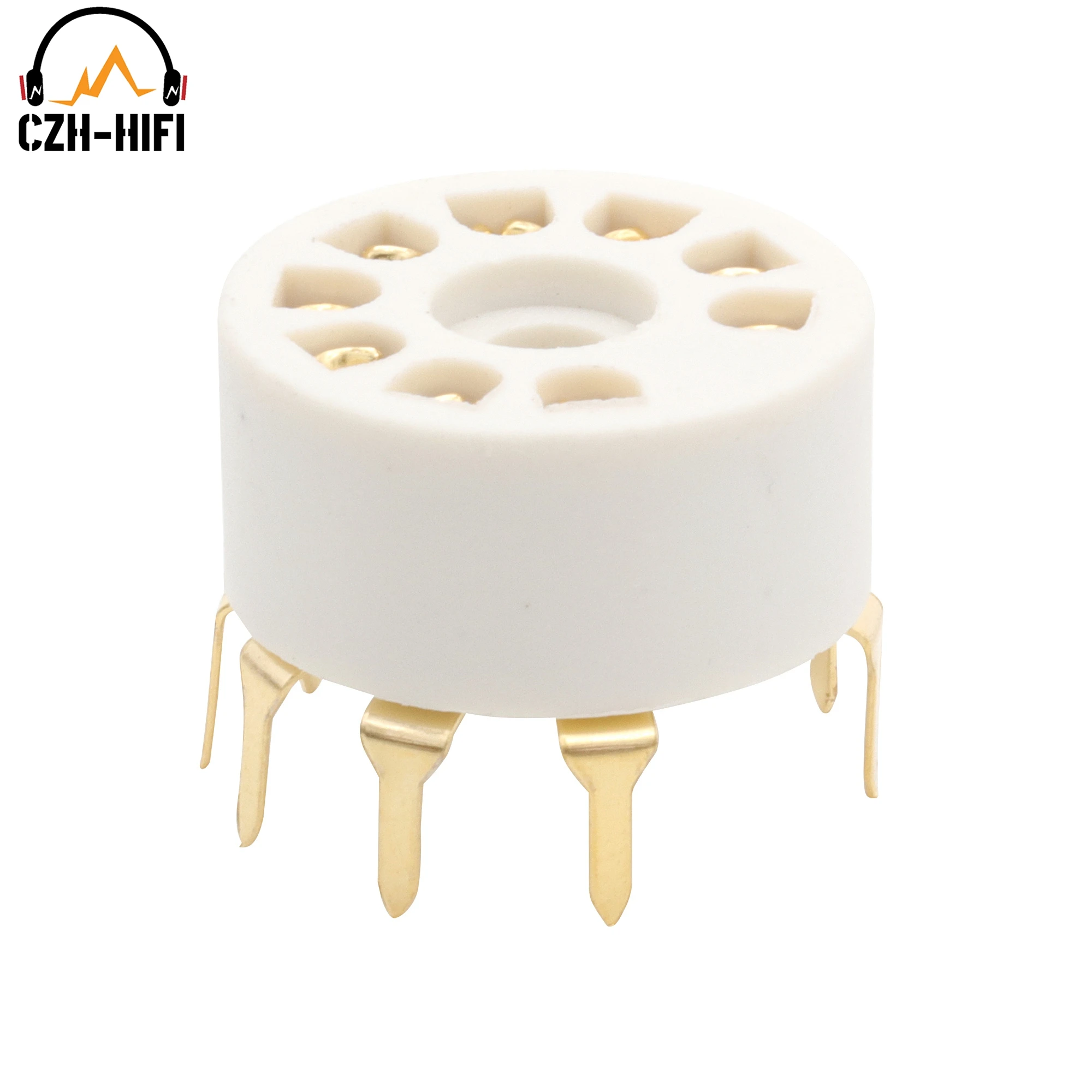 10 stücke 9pin B9A Rohr Buchse Kunststoff Ventil Basis für 12AX7 12AT7 12AU7 EL84 6N1 6570 6922 6DJ8 6N1 ECC83 ECC82 Verstärker PCB Mount – Detail 2