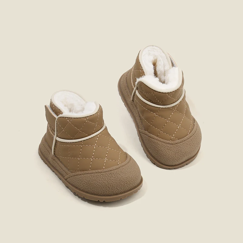 

Детская обувь для малышей, детская обувь, зимняя теплая хлопковая обувь, зимние сапоги с подкладкой для девочек, короткие сапоги для мальчиков