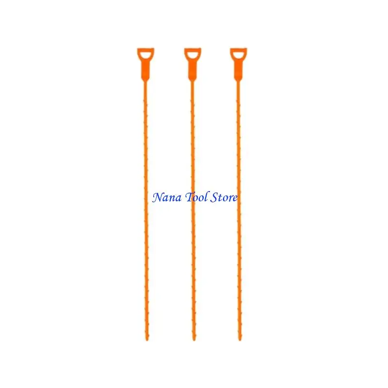 

31GJ Bathroom Shower Drain Cleaner Spirals Barbed Rod Hair Removers For Sink Pipe Blockage