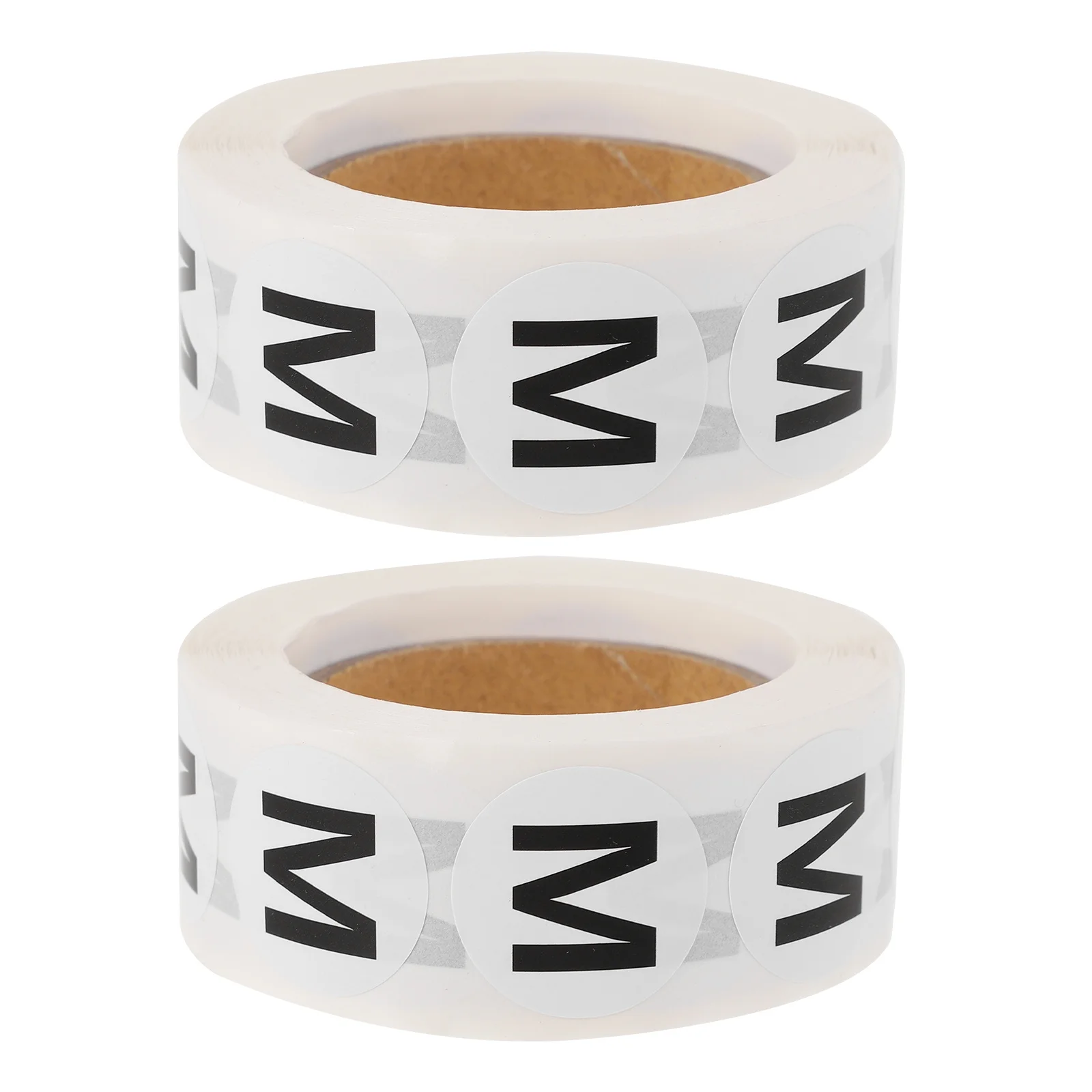 

2 шт., 2 рулона, наклейка премиум-размера, круглая этикетка для одежды для футболок, свитеров, пальто, шапок, перчаток, самоклеящиеся наклейки