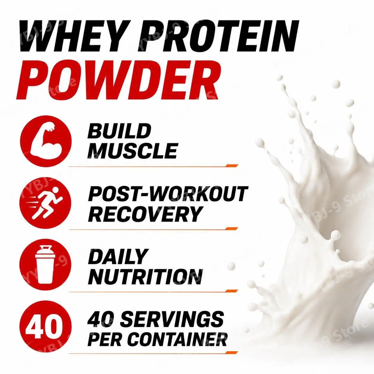 NurtureNova Whey Protein Powder Milk Flavor Nutrition for Muscle Building Sports Recovery and Fitness Training 1KG 40 Servings
