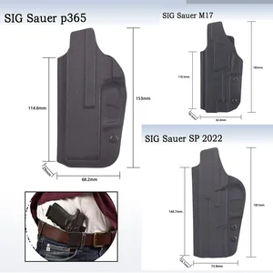 Weapon Seol 1911 Glock 17 19 26 43 43x Taurus G2C Sig Sauer P365 inside the hidden waist 10 Main Sales Coldre G17 - №7