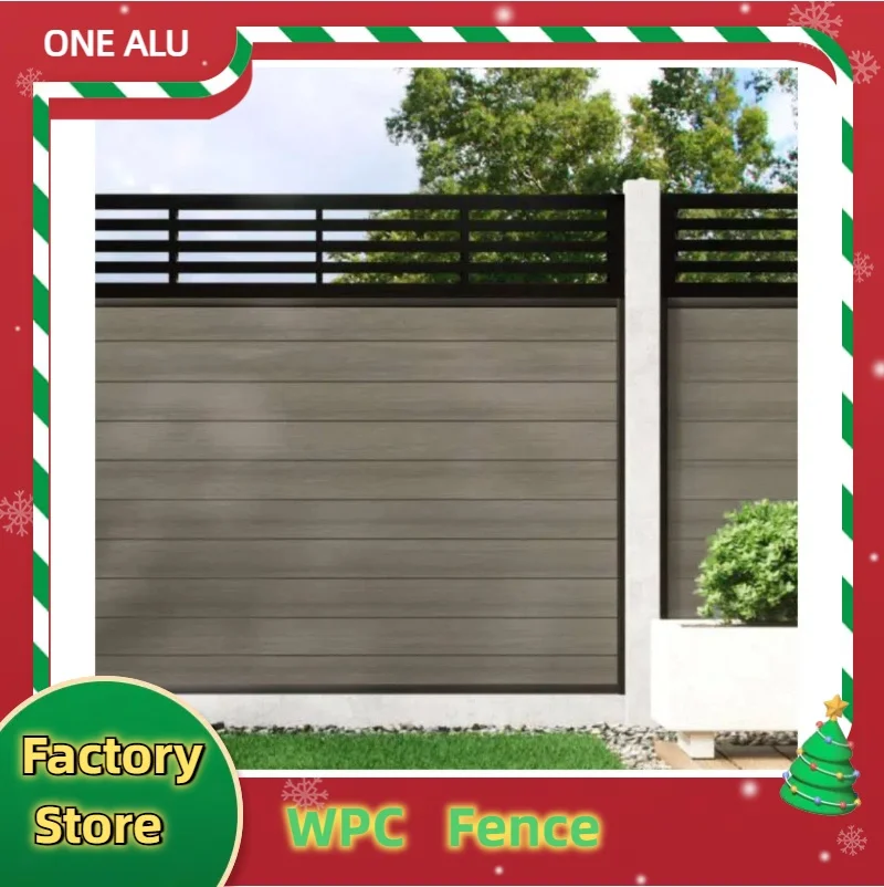 Privacy Wpc Garden Fence Metal Aluminum Security Fences Easy Installation Decorative Stockade Composite Fencing Wood