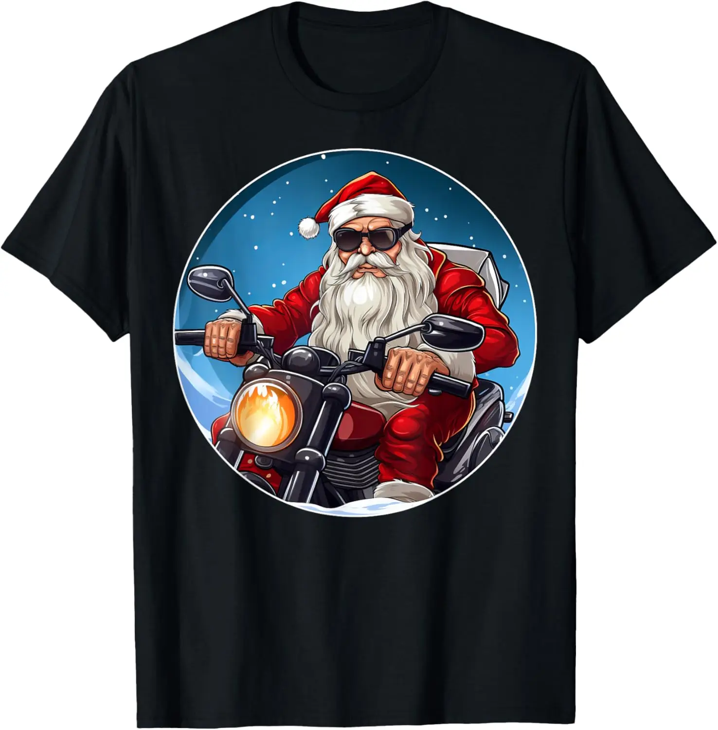 

Motorcycle Santa Claus T-Shirt