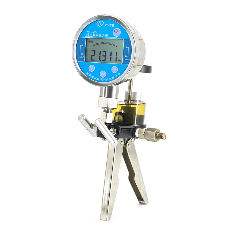 521E Handheld Hydraulic Pressure Pump 25MPa Portable Calibration Test Pump For Instruments