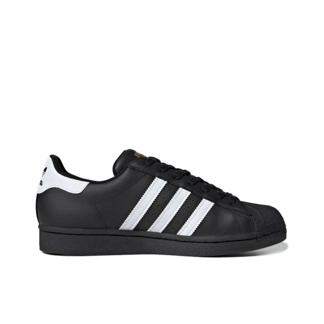 Chaussures de sport décontractées pour hommes et femmes, baskets de course classiques, noir et blanc, extérieur confortable, originales, adidas