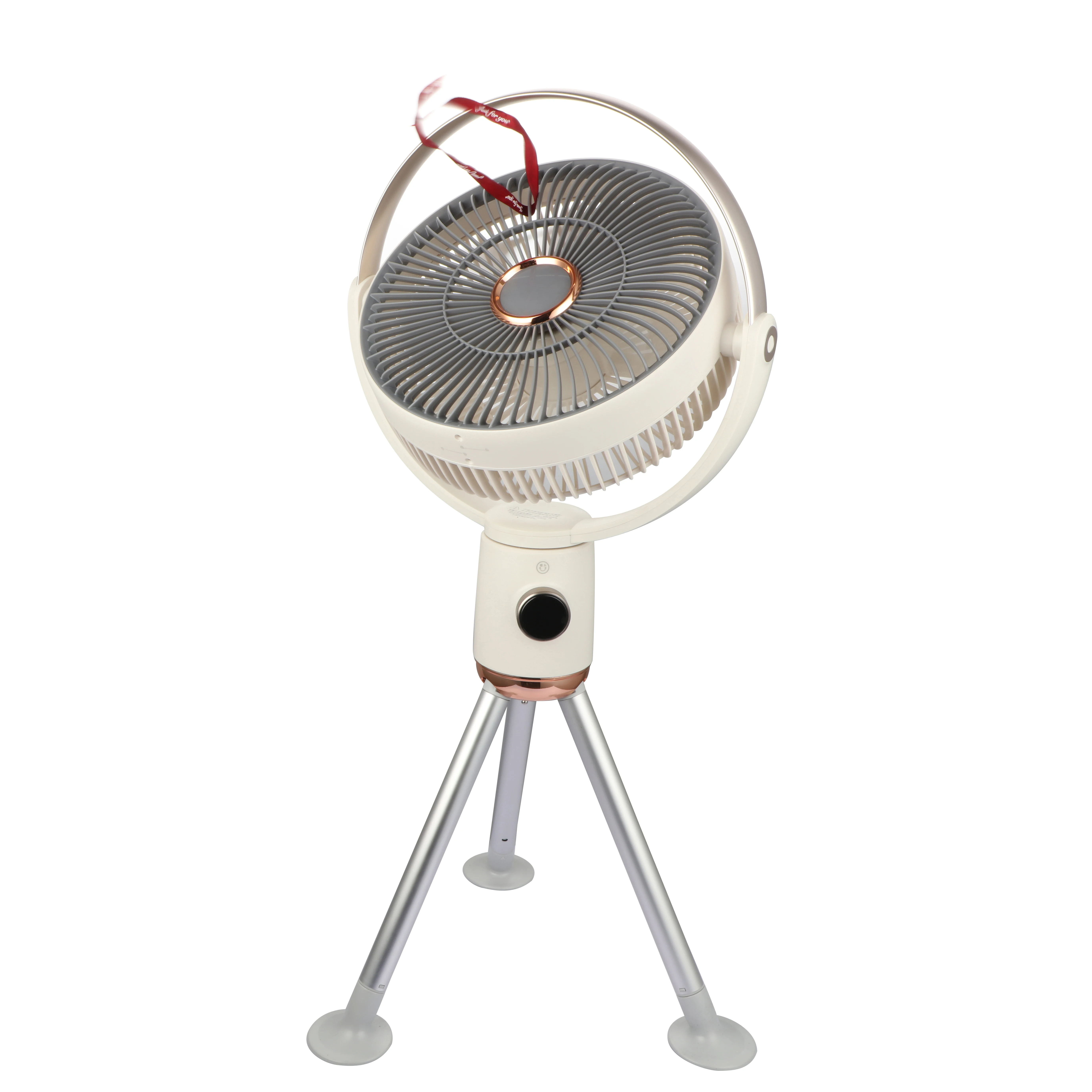 Household Silent Powerful Air Circulator Cooling Twelve Wind Speeds Rechargeable Intelligent Portable Fan