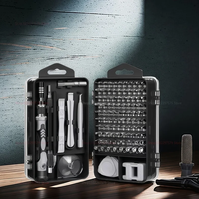 115-in-1 Precision Screwdriver Kit, Includes Magnetic Tips, Ideal for Electronics and Laptop Repairs, Professional Nut Driver