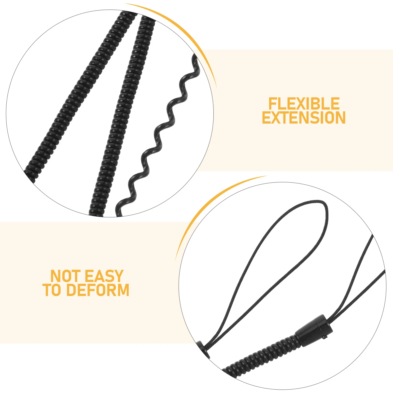 8Pcs Stylus Pen Retractable Elastic Lanyard Anti-Lost Tether Strap for Tablet Drawing Writing Pens Retractable Pen Holders