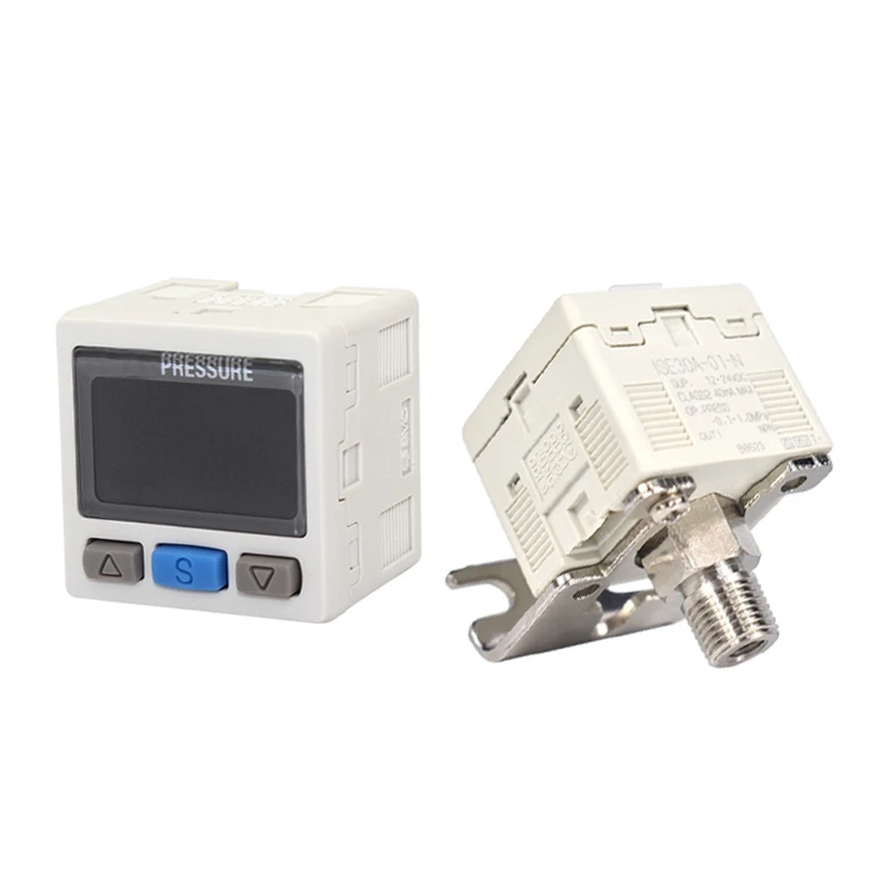 

High Precision Digital Pressure Switch ZSE/ISE30A Electronic Dual Color Display ZSE30AF-01-N/P/A/C/B-L Panel Mounting Bracket