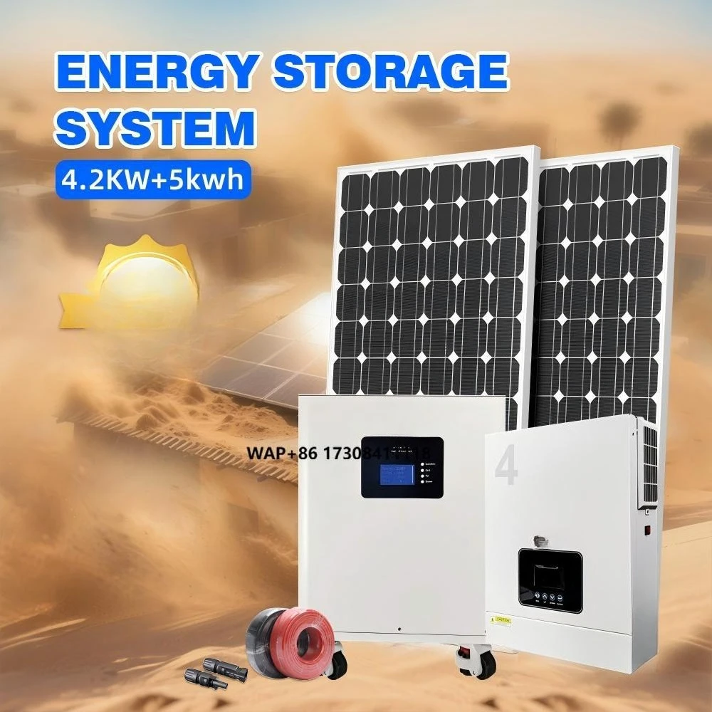 

New 4.2kw 5KWH 10KWH 15KWH Solar Panel System Inverter With Lithium Ion Battery MPPT Controller Home Use