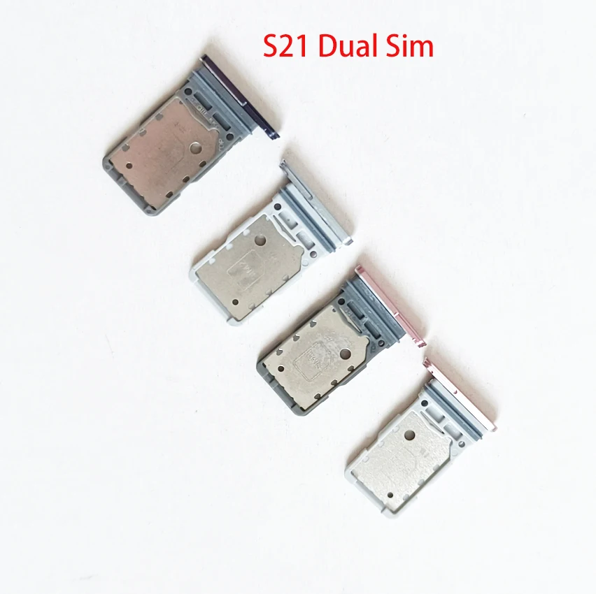 10 sztuk/partia uchwyt na tacę Sim do Samsung Galaxy S21 / S21 Plus / S21 Ultra SIM uchwyt na karty gniazdo adaptera