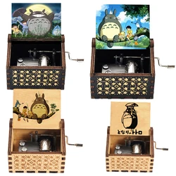 Wooden Painted Music Boxes, Tmall Music Gifts, Gift Stalls, Wholesale Of Light Luxury Wooden Hand Cranked MusicBoxes