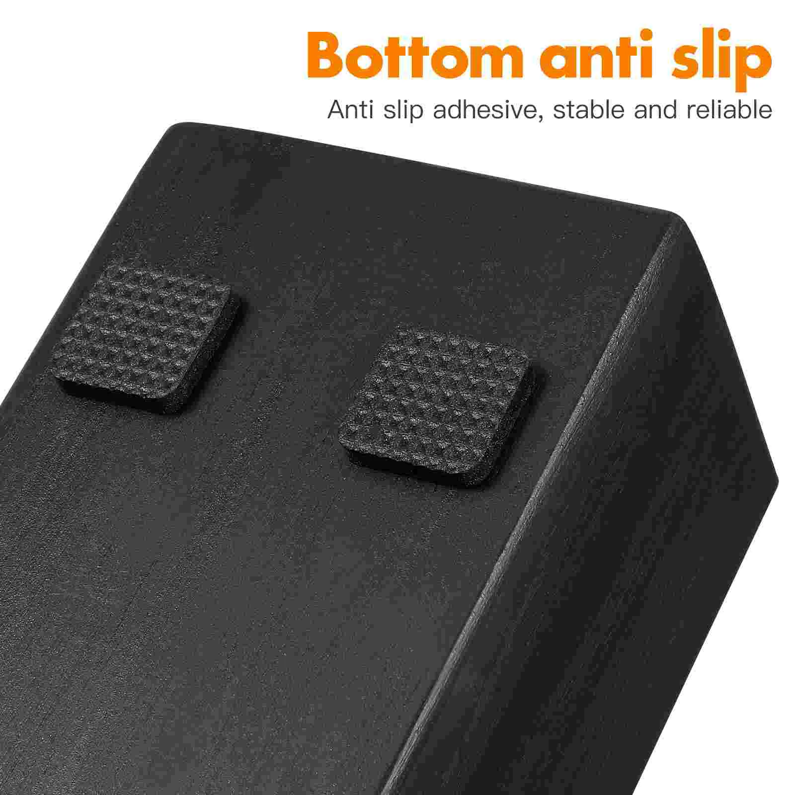 Espejo ancho, Base de luz de madera maciza, marco de soporte, decoración de madera para Mini