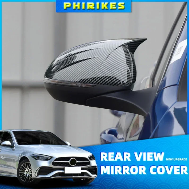 

Side Door Rearview Mirror Cover Cap for Mercedes Benz C Class W206 2021 2022 Rear View Mirror Cover Trim