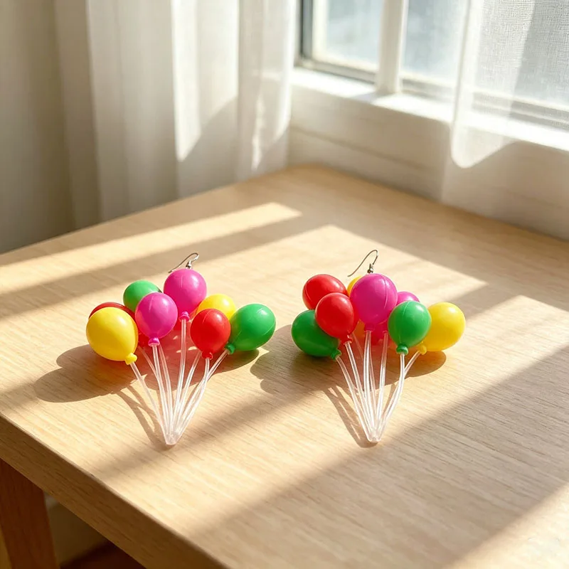 Giant Balloon Bunch Statement Earrings Amazing Statement Earrings