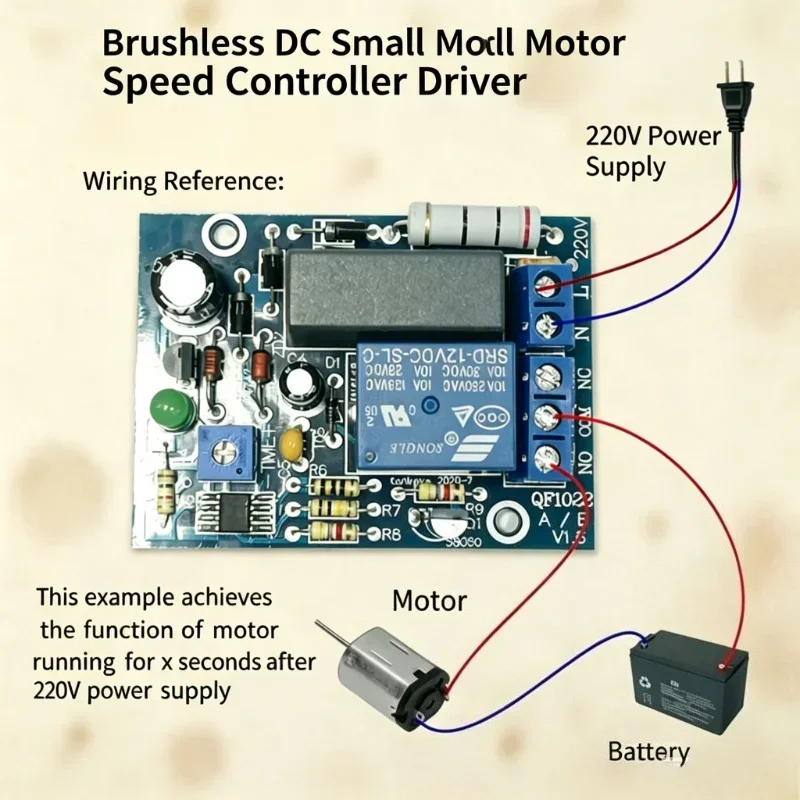 AC 110-240V Adjustable Power-On Delay Timer Relay Module 10S-10H Auto Disconnect Dry Contact 1NO+1NC NC/NO Switch