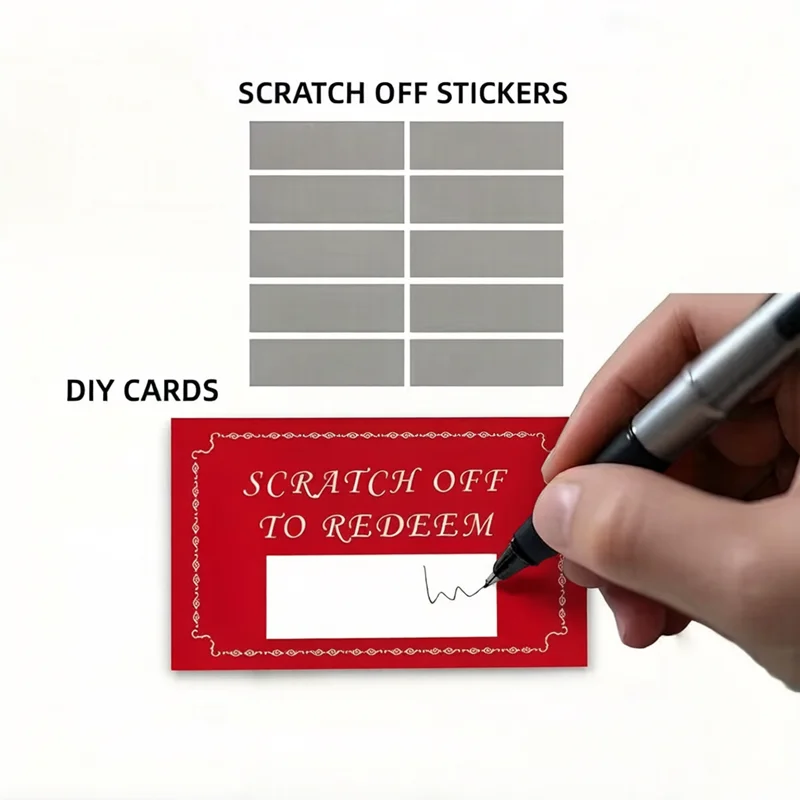 20/30 Sets of Love Voucher Scratch Cards - Romantic Festival Cards for Couples, Suitable for Valentine's Day, Weddings, and Anni