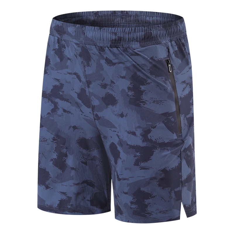 

Men Camouflage Shorts Running Gym Mesh Breathable Training Workout Casual Bottom Zip Pocket Exercise Quick Drying Shorts